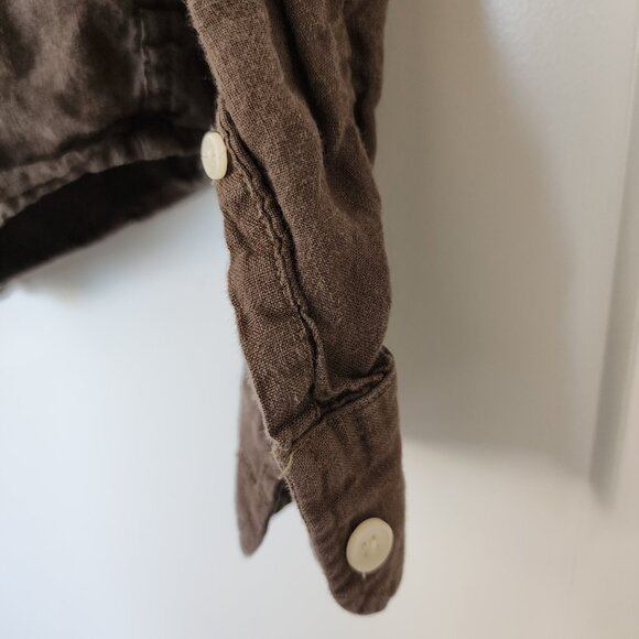 Abercrombie and Fitch Linen Shirt - M - Picture 6 of 9